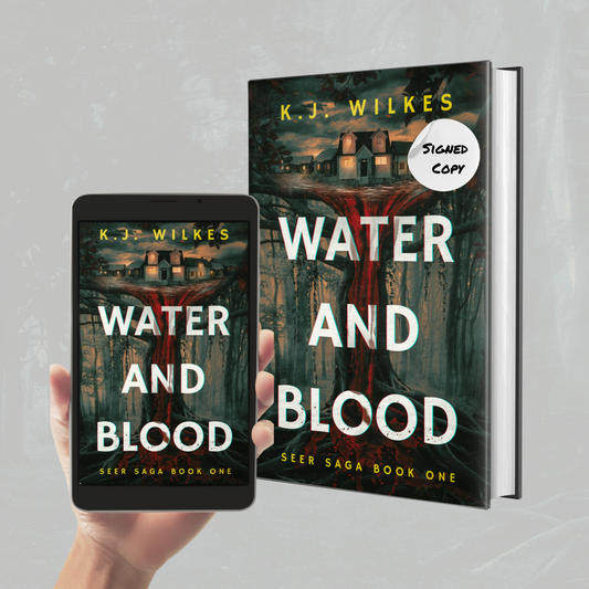 Water and Blood Signed Paperback and E-book Bundle